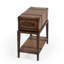  Table de bout contemporaine 24 "avec tiroir et tablette