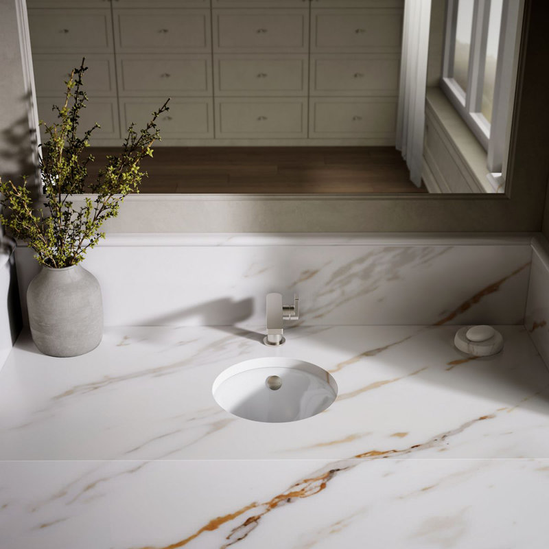 Kohler Iron Plains Round Drop-In/Under-Mount Bathroom Sink