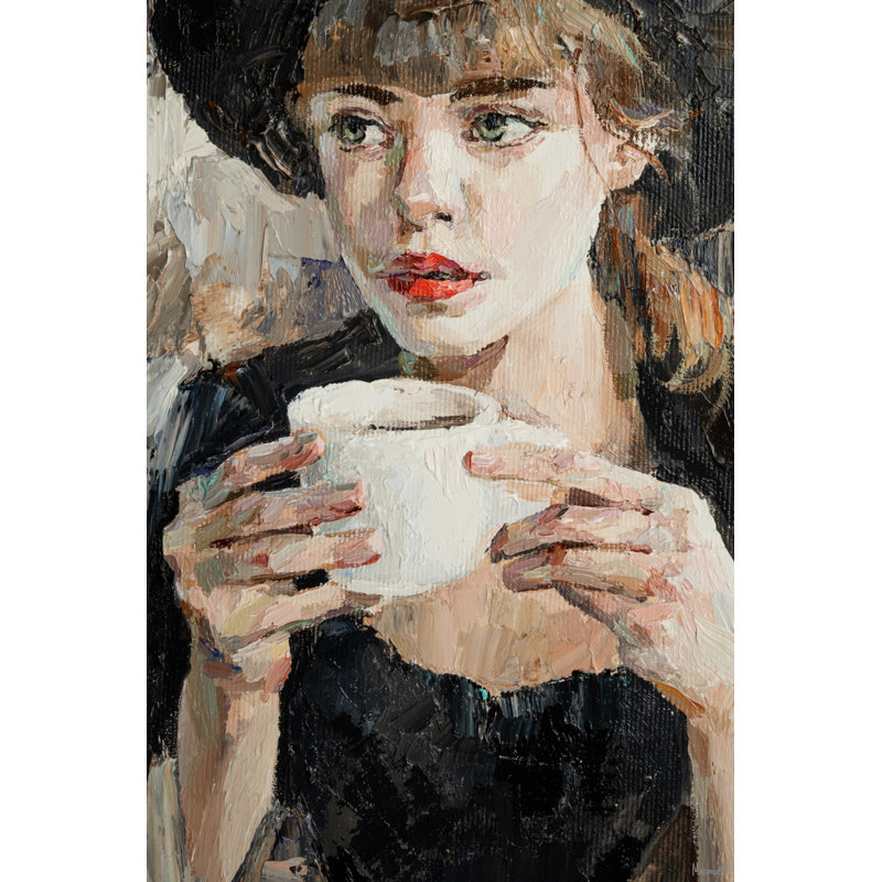 Hold on 1 Piece Wrapped Canvas Painting, 61cm H x 41cm W x 3.81cm D