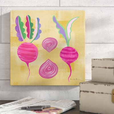 Veggie Time IV by Farida Zaman - Wrapped Canvas Painting