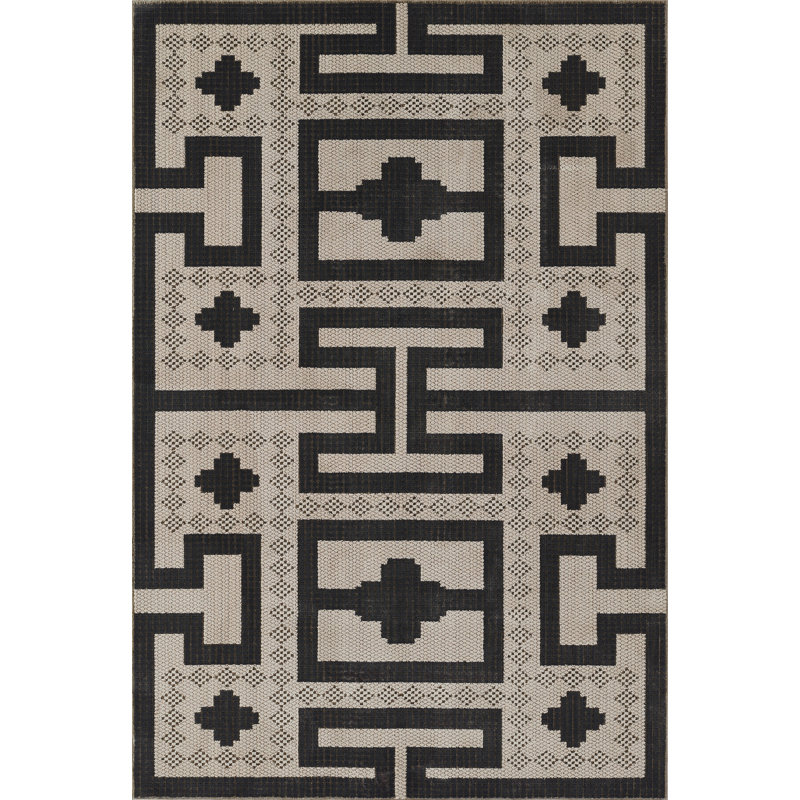 Tapis ivoire en polyester Foundry Select Canella 7 pi 10 po x 9 pi 10 po, Rectangle 3 pi 11 po x 5 pi 7 po