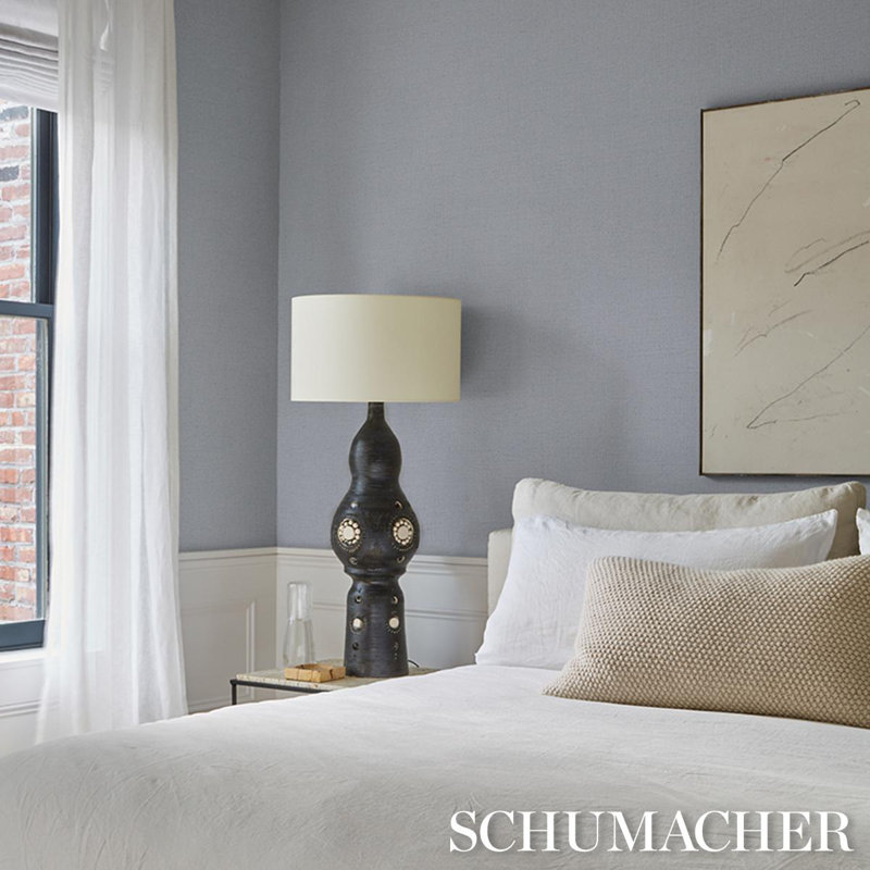 Banbdrige Vinyl Wallpaper Roll, Blue