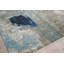 Picasso hand-knotted Wool/Silk Blue/Silver/Black Area Rug-2070242123