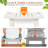 Shower Bench Seat HIPS Shower Stool w/Handle Shower Head & Soap Holder-942981404