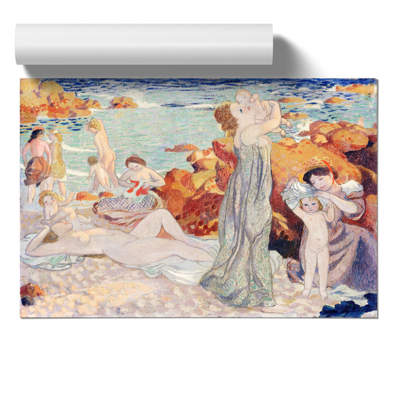 Bathers by Maurice Denis - No Frame Painting, 21cm H x 30cm W x 0.1cm D