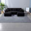 Modern Modular Sectionals With Plush Fabric Upholstery For Home
