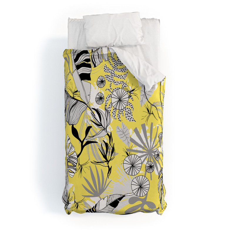 Ensemble de housse de couette en coton Marta Barragan, Housse de couette simple + 1 taie décorative stan