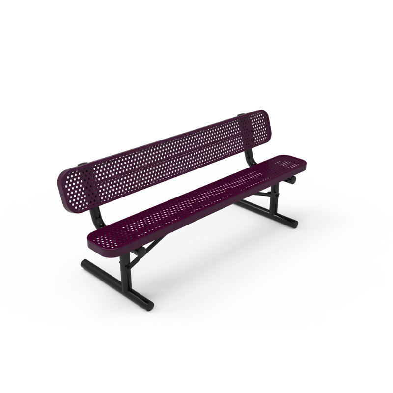 Outdoor Bench, Purple