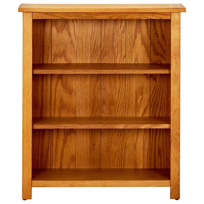 Bookshelf Wall Bookcase Decor Standing Shelves Solid Oak Wood