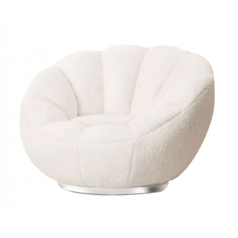 Fauteuil demi-tonneau pivotant de 24 pouces de largeur