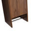 Petite armoire murale 12 po en ébène brun avec porte à fermeture douce KD Pack-1091732259