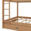 Lit superposé en bois avec échelle et lit gigogne Queen-Over-Queen-954621178
