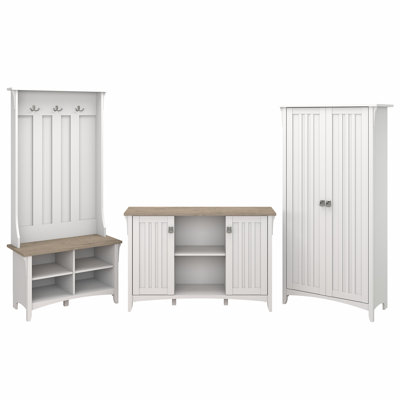 Pernell Hall Tree 46.2'' Wide with Bench and Shoe Storage