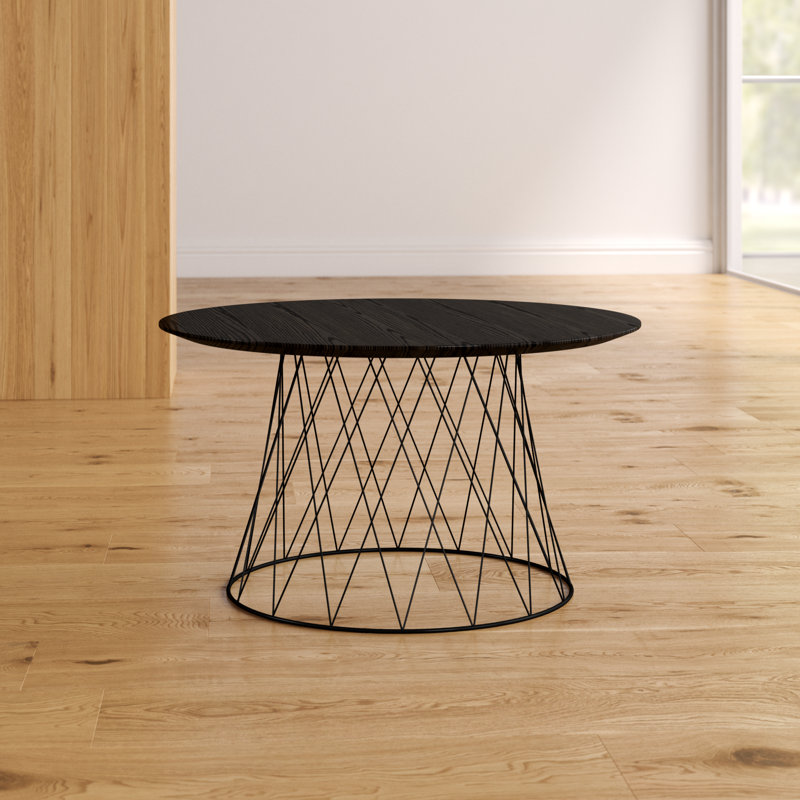 Aldijana Coffee Table, Black, 17.8" H x 31.5" L x 31.5" D