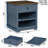  Tray Nightstands with Storage and Built-in Outlets for Bedroom,Living Room,Office,1 Drawer Bedside Table,Night Stands-1679768522