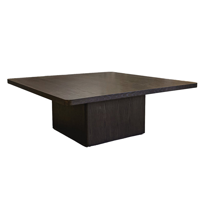 Audrey Solid Wood Coffee Table, Brown