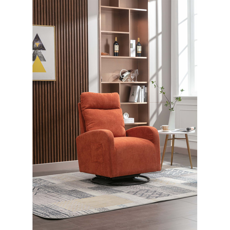 Fauteuil inclinable manuel pivotant l 27,95 po, Orange
