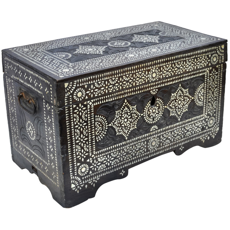 Late 19th Century Moorish-patterned Mother-of-pearl Chest