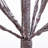 4 ft. Tall Snowy Brown Pre Lit Tree with Warm White LEDs
