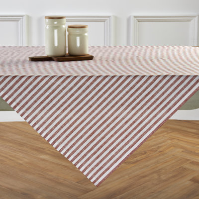 Amalfi Stripe - 100% Pure Linen Tablecloth