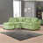 Chenille verte