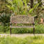 Banc de jardin en métal Nesma