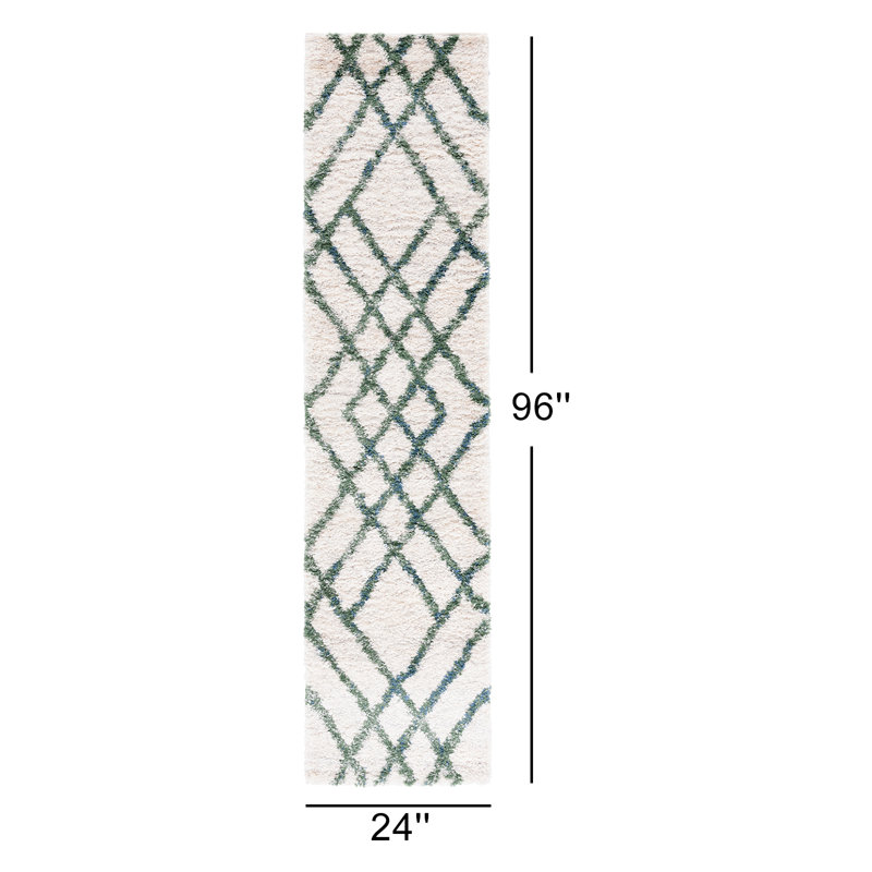 Karter Geometric Indoor Rug, Runner 2' x 8'