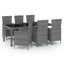 Ensemble repas rectangulaire avec coussins Kruse-820747652-820747643-820747640