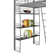 Agastya Twin Metal Loft Bed with Bookcase by Isabelle & Max