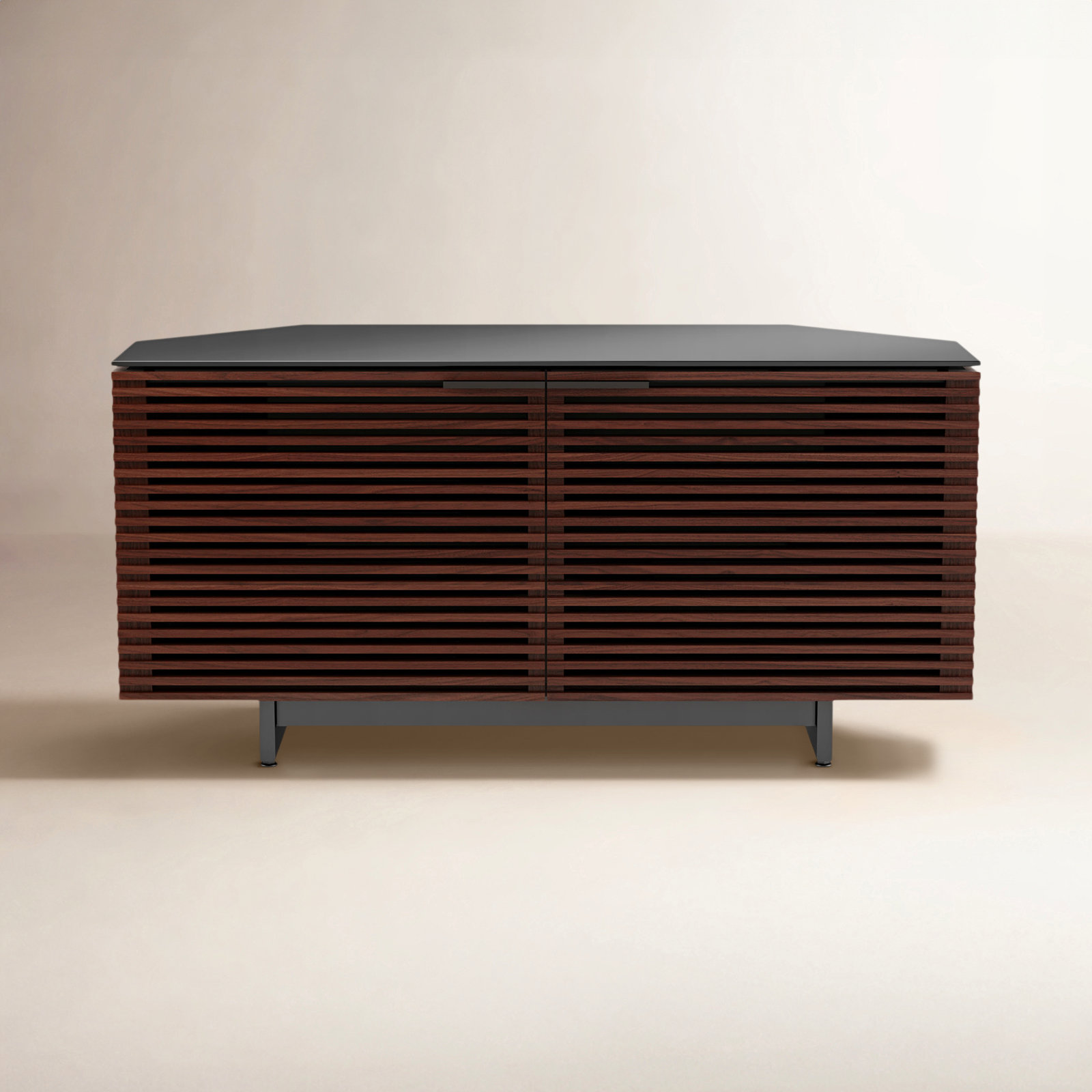 Corridor 50'' Media Console, Chocolate Stained Walnut