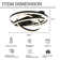 Herrada 20" Space-Saving Flush Mount Ceiling Fan with Adjustable Dimmable LED Light Kit