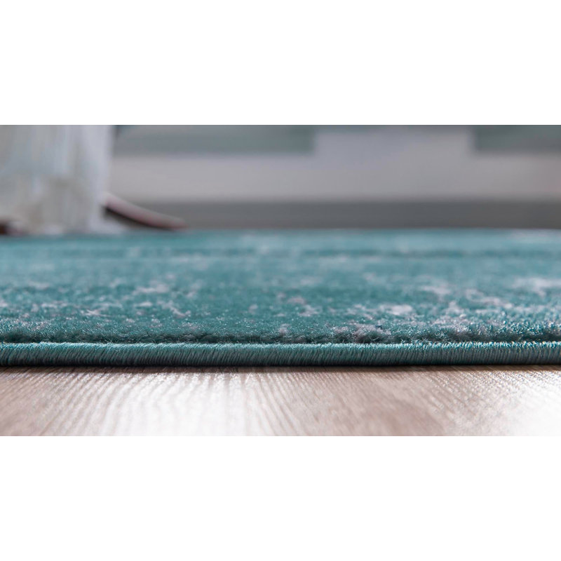 Floral Area Rug, Rectangle 66 x 91cm