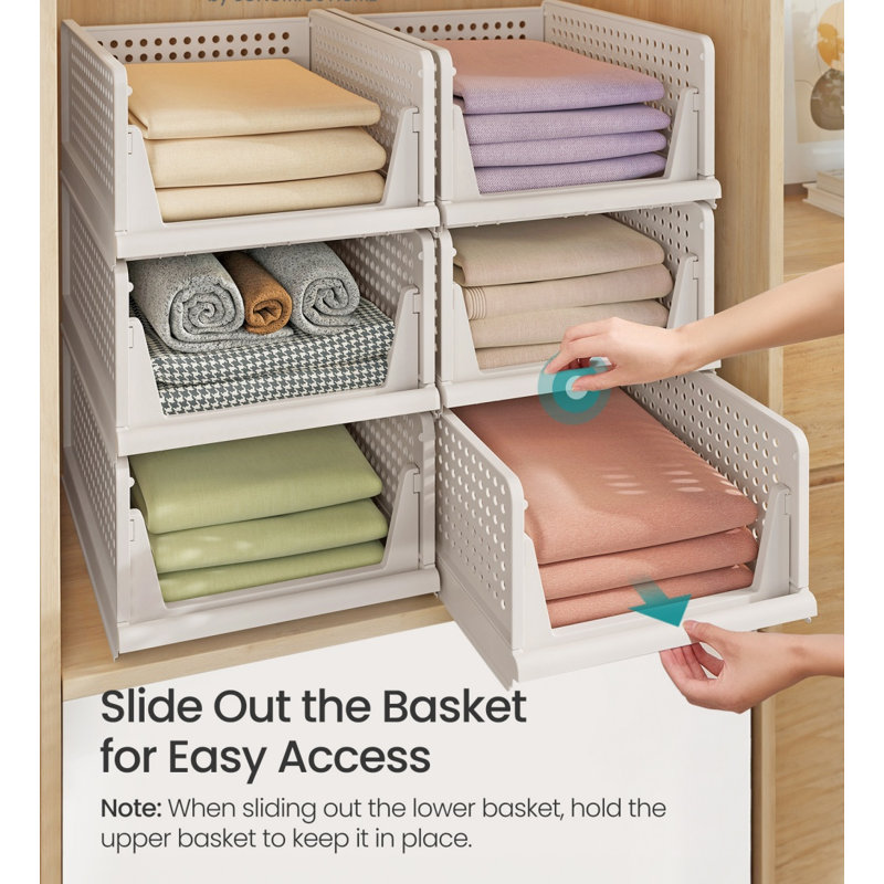 Bollitree Polyethylene Plastic Drawer Organisers