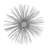 Nova 7" Silver Sputnik Starburst Tabletop Sculpture-230501312-230501313