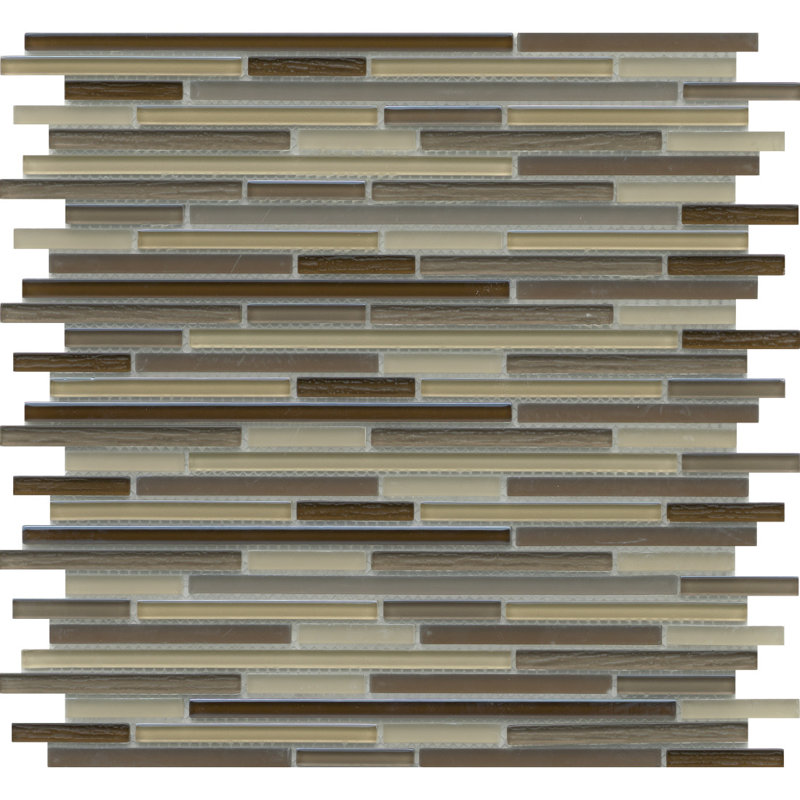 Infinity Time 12 in. x 12 in. Glossy Glass Wall Tile (11.52 sq. ft./Case)