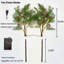 Arbres et branches éclairés 32 po