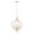 Tinnin 5-Light Farmhouse Chandeliers Lantern Adjustable Rustic Kitchen Island Cottage Candle Geometric Pendant-1151285660