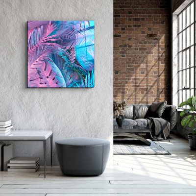 Elegant Decorative Tempered Glass Painting, 40 x 40 Inches | 100% Tempered Glass, Thickness: 0.16 Inches | UV Printing for Vibrant Colors & Durability | Perfect for Home Decor & Art Enthusiasts