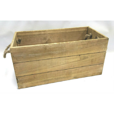 Caisse en bois massif