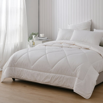 All Season Wool Comforter, Woolmark Certified 350Gsm 100% Australian Wool, 330Tc Cotton Cover Duvet