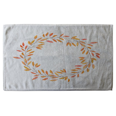 Cotton Floral Waffle Kitchen Towel