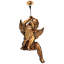 Figurine de fille trompette Anges de Saint-Pierre