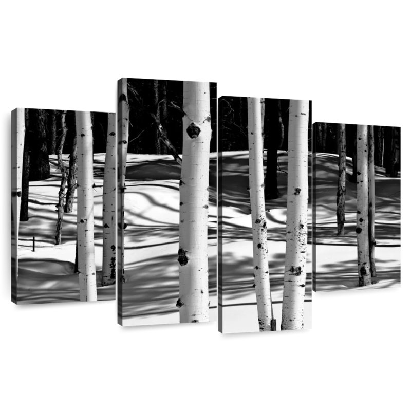 Harnek Monochrome Aspens, 27" H x 43" W