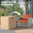 12- Piece No - Assembly Wicker Outdoor Patio Furniture Set with ottoman.include Cushions and table-267938081