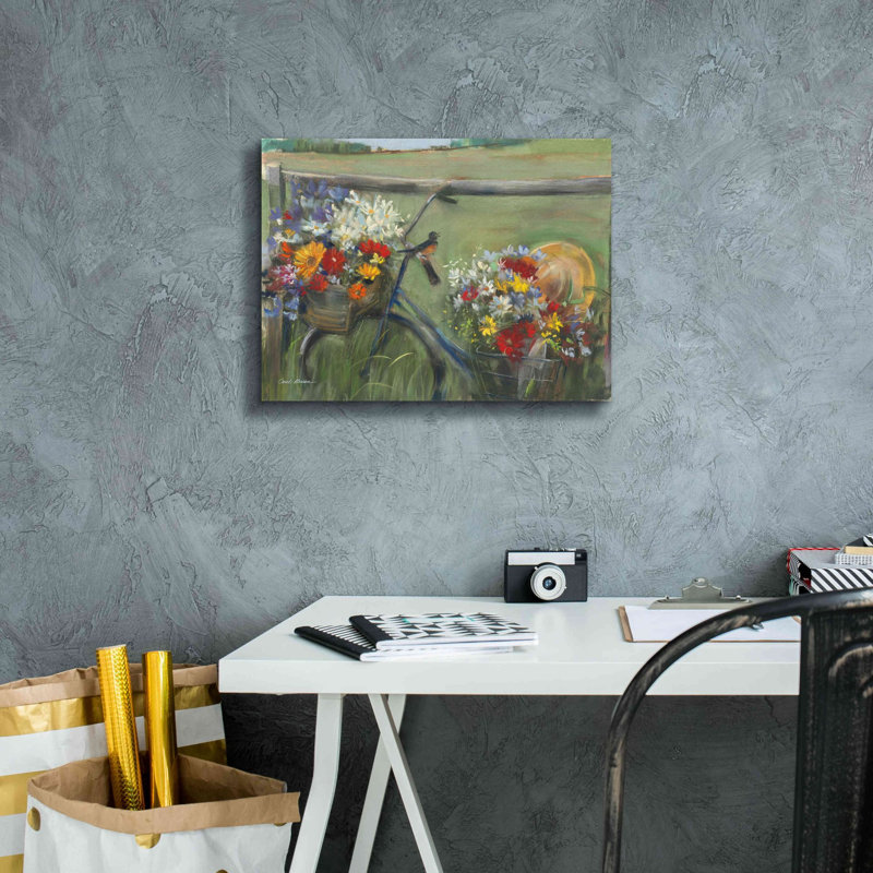 "Aarre Karens" sur toile par Carol Rowan, reproduction, H 12 po x l 16 po x P 0,75 po