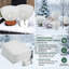 12‑Pack Drawstring Plant Fleece Frost Protection Jackets, 39.4" x 23.6" White Reusable Outdoor Plant Covers, Winter Garden Plant Protection Against Frost, Cold and Insect Damage