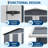 Outdoor Storage Shed 8x6 FT - Metal Garden Tool Shed with Lockable Double Doors, Weather-Resistant Backyard Storage for Tools, Lawn Equipment & Patio