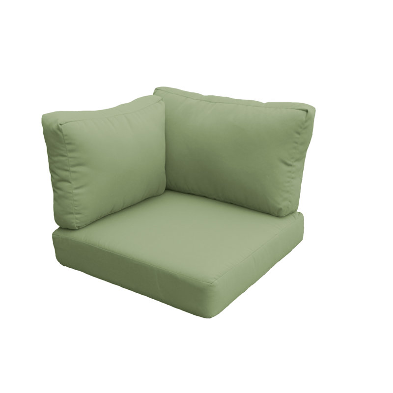 Ayomikun Outdoor 6'' Replacement Cushion Set Cushion Cover, Cilantro Performance