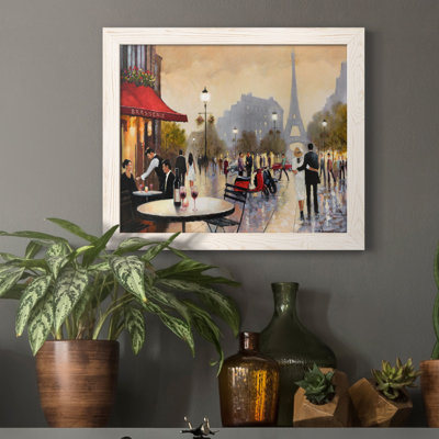 Paris Stroll - Cadre photo, reproduction d'art sur toile