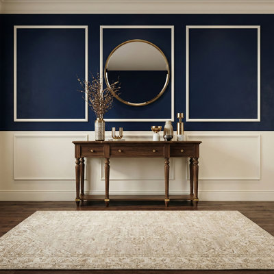 Pre-Cut Wall Molding Kit, 6-Frame PS Wainscoting Panel Set for Accent Walls and Full Wall Design